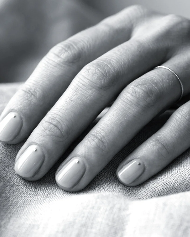 Chrome Nail Art Style 3: Glazed Pearlescent Glow
