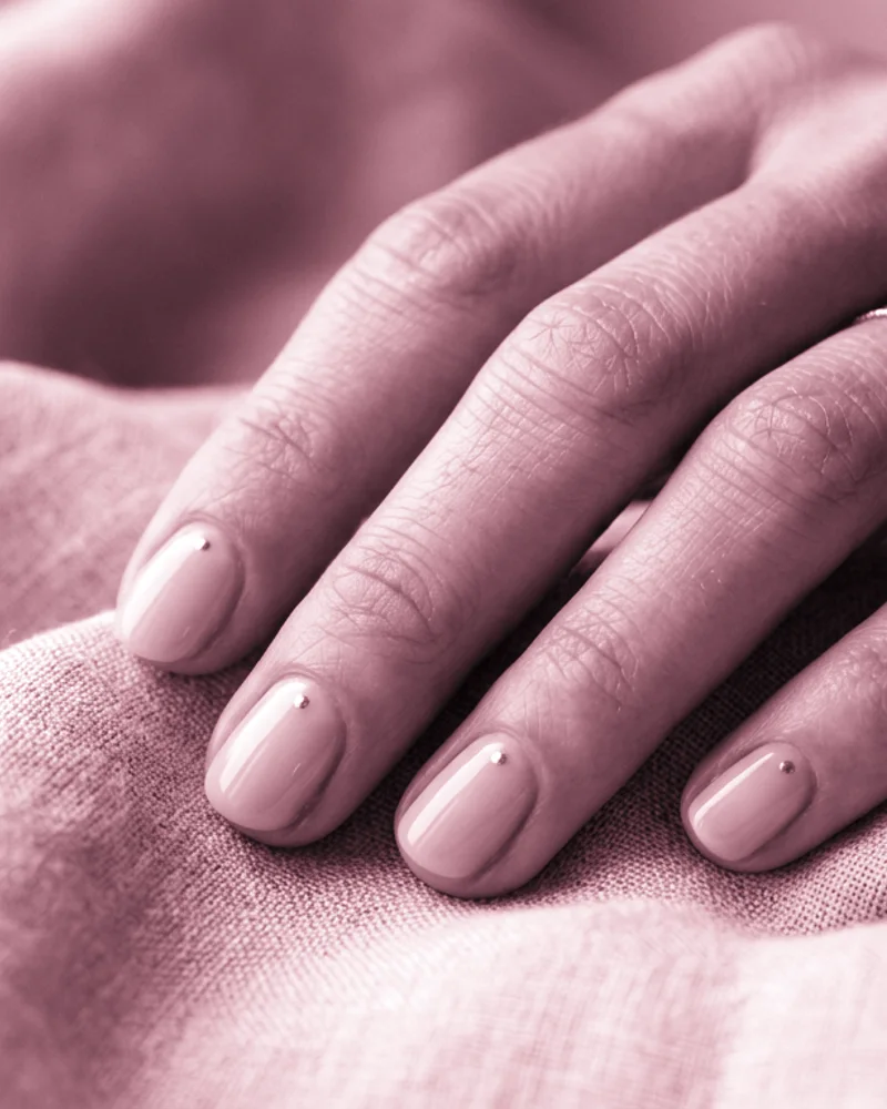 Pink Nails Style 2: Velvet Cat Eye Dimension