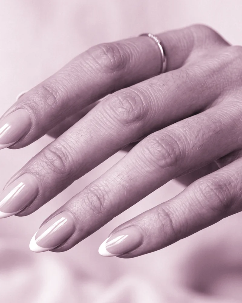 Spring French Tips Style 4: Soft Ombre Whisper